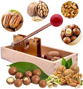 Nut Crackers For All Nuts Set Manual nut cracker Nut Tongs Walnuts Open Tool Handle Manual Cracker with Wood Base for walnut cracker Pecans Hazelnuts Almonds & More Best Service