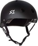 S1 Lifer Helmet for Skateboarding, BMX, and Roller Skating - EPS Fusion Foam, CPSC & ASTM Certified - Black Matte XXX-Large (59.4 cm)