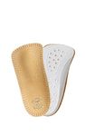 Kaps Orthotic 3/4 leather insoles toe-free with longitudinal and metatarsal arch support, Carmen(38 EUR / 5 UK Women)