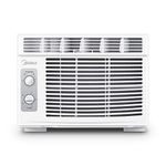 Midea 5,000 BTU EasyCool Window Air Conditioner and Fan - Cool up to 150 Sq. Ft. with Easy to Use Mechanical Control and Reusable Filter