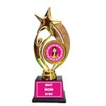 Family Shoping Mothers Day Gift for Mom Best Mom Ever Trophy Medal Award for Mother