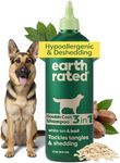 Earth Rated 3-in-1 Deshedding Dog Shampoo and Conditioner, Deodorizing Oatmeal Shampoos for Dogs and Puppies, Great for Smelly Pets, White Tea and Basil Scent, 473 ml