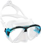 Cressi Adult Matrix Snorkelling Mask - Clear/Aquamarine