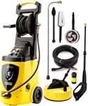 Jet-USA 3200W Electric High Pressure Washer 3500PSI Commercial Pressure Cleaner Gun, Pro Turbo Wand w/Pro Tip Nozzle