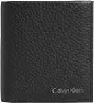 Calvin Klein Warmth Trifold 6CC W/Coin, Black