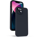 Supdeal Liquid Silicone Case for iPhone 13 Mini, [Camera Protection] [Anti Fingerprint] [Wireless Charging] 4 Layer Phone Case Protective Cover, Built-in Microfiber Case Cover, 5.4", Black