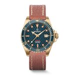 BODERRY Original Japanese Automatic Dive Watches for Men,Bronze Case with Sapphire Crystal -100M Waterproof Mens Mechanical Wrist Watches with Rotating Bezel & Screw Down Crown…, Navy Blue/Bronze,