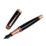 Monteverde Invincia Deluxe Rose Gold Fountain Pen, Fine Nib (MV41293 F NIB)