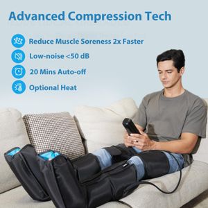 FIT KING Leg Massager Boots – Air Compression for Circulation & Recovery