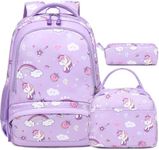 Unicorn Backpack Set for Girls, 3PC