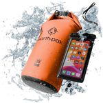 Earth Pak -Waterproof Dry Bag - Roll Top Dry Compression Sack Keeps Gear Dry for Kayaking, Beach, Rafting, Boating, Hiking, Camping and Fishing with Waterproof Phone Case