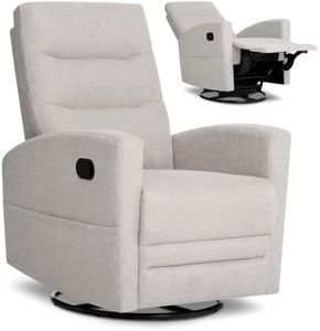 Dream On Me Chatham Deluxe Nursery Glider Recliner, Amazon Exclusive, Soft Pebble