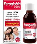 Feroglobin Gentle Iron and Nutrient Liquid, Reduce Tiredness & Fatigue Maintain Health, 500 ml