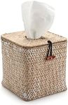 Seagrass Square Tissue Box Cover Wo