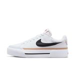 Nike - WMNS Court Legacy Lift - DM7590100 - Color: White-Beige-Black - Size: 9