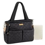 Quilted Diaper Bag Crossbody Tote P