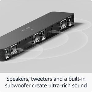 Amazon Fire TV Soundbar Plus – Bluetooth Wireless Home Audio Speaker