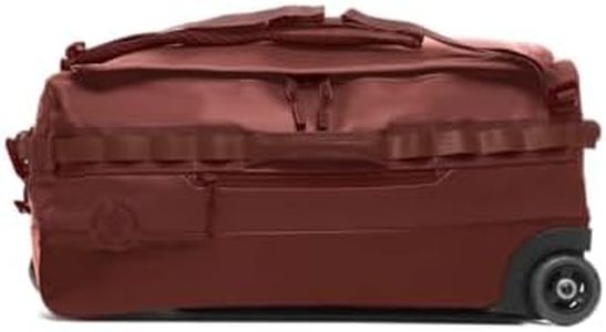 Baboon to the Moon 55L NEW Big Go-Bag Roller with Wheels and Handle | Duffle Bag for Travel, Check In Luggage with Wheel, Rolling Suitcase, Travel Luggage, Suitcases with Wheels (Black Cherry)