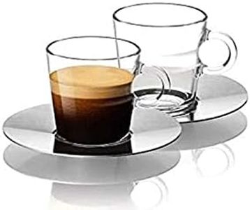 Nespresso - Bicchiere da caffè espresso, set da 2, 80 ml