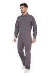 Associated Uniforms Men's 100% Cotton Industrial Work Wear Coverall Boiler Suit of 240 GSM (3XL-46, DARK GREY)