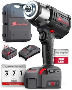 Ingersoll-Rand W7172-K22B-EU Impact Wrench, 3/4 Inch 20V Cordless Impact Wrench, 2X BL2022 Li-Ion Batteries 5.0 Ah + Charger Kit (UK Plug) in Case