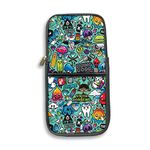 theskinmantra Keyboard and Mouse Sleeve for Logitech K380, Models - for Men and Women - Compact Sleeve for Keyboard and Mouse with Multi-Colored Designs (We Don't Care)