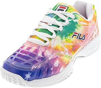 Fila Unisex-Child Axilus Jr Sneaker, Multi/Multi/White, 5 US