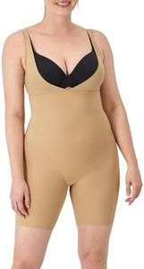 Maidenform Women's Take Inches Off - Unitard Bodysuit, Beige (Body Blush), XL