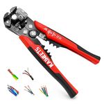 KAIWEETS Self Adjusting Wire Stripper - 3 in 1 Heavy Duty Automatic Wire Stripping Tool | 10-24 AWG Wire Cutter for Electrical Cable Cutting, Crimping Tool