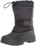 Arctix Kids Powder Winter Boot, Black, 12 Little Kid