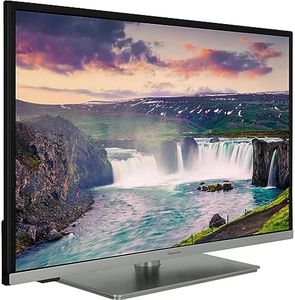 Panasonic TX-32MS350E, Smart 2023 TV HD LED da 32 Pollici, High Dynamic Range (HDR), Assistente Google e Alexa,USB Media Player, Montaggio a Parete,Argento Inox
