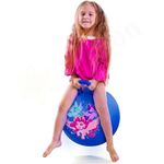 Styxon Hopper Ball, 18in/45cm Diameter for Age 3-7, Exercise Bouncer, Hippity Hoppity Hopball for Children, Sit-on Bouncy Ball with Handle, Multicolor