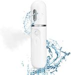 Facial Mister, Nano Ionic Mist Spray Handy Facial Mister Moisturizing Steamer Beauty Skin Care Portable Moisturize Sprayer USB Rechargeable Beauty Device for Skin Care, Makeup, Eyelash Extensions(30ml Water Supplementer)