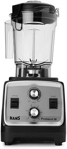 HANS Problend-M® 2000 Watts Commercial Blender, 2 Liter Low-Profile Jar, Heavy Duty Professional Machine, Speed & Timer control with Pulse Functions, High Power & Speed Blender, 100% Copper Motor