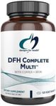 Designs for Health DFH Complete Multi with Copper + Iron - Comprehensive Multi Vitamin + Mineral Supplement with Folate, 1000 IU Vitamin D, Immune Support Vitamins - Multivitamin (120 Capsules)