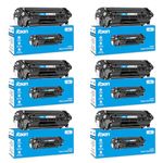 Foxin FTC 88A Laser Toner Printer Cartridge Compatible for HP Laserjet Printer P1007, P1106, P1108, P1008, M1213nf, M1136MFP, M1216, MFP M1218nfs, M128fw MFP M128fn, MFP M226DW, M226DN, BLACK-Set of 6