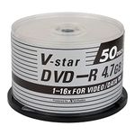 Verbatim Vstar DVD-R 4.7GB 16X 50Pack Spindle Box