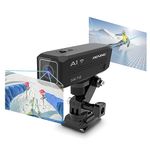 RexingUSA A1 Two-Way Action Camera 1080p@30fps, Wi-Fi Connectivity, Broad View, Wrist Remote Control, IMX307 Sensor, Water-Resistant, Extreme Sports Camcorder for Motorcycles, Bicycles, Hiking, Cars