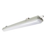 Long Life Lamp Company 10W 2ft Industrial LED Batten Tube Light Surface Mount or Hanging IP Rated Triproof Fittng in Cool White T8 Fluorescent Replacement Ceiling Home or Commercial Use