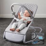 Orzbow Electric Baby Rocker & Toddler Chair, 3-Speed Auto-Rock, Up to 40lbs