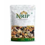 NRIP Healthy Nutmix 200 Gm, Dried Almonds, Black Raisins, Cashewnuts, Cranberries, Raisins, Walnuts, Dates, Apricot, Amla, Abjosh Munakka, Pumpkin seeds & Sunflower seeds