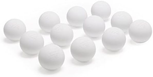 Champion Sports Official Lacrosse Balls - Pack of 12, White