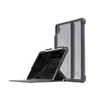 STM Dux Shell, Sleek case for Apple iPad Pro 12.9 (3rd Gen) Supports Apple Keyboard Folio - Black (stm-222-221L-01)