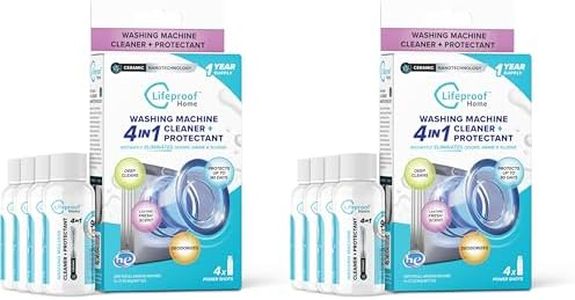 Lifeproof 4-IN-1 Washing Machine Cleaner - Up to 90 Days of Protection Against Odors & Grime (8-Pack, 1-Year Supply)