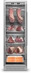 Cobalance Dry Aging Fridge for Steaks, Dry Age Freezer for Ribeye, Chicken, Ham&Salami up to 286 lbs, Home Meat Ager Refrigerator, Meat Aging Fridge, Tender Aged Beef and Game in 21-46 Days