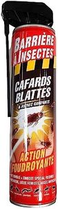 BARRIERE A INSECTES Anti-cafards, blattes & Autres rampants - Aérosol 400 ML