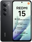 XIAOMI Redmi 15, Smartphone 8+256GB, 6.9" FHD+ 144Hz DotDisplay, Snapdragon 685, 50MP AI dual camera, 7000mAh Battery, Black, Charger Not Included