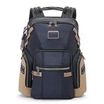 TUMI - Alpha Bravo Navigation Backpack - 15"-16" Computer Bag for Women & Men - for Business, Personal, or Daily Travel - Midnight Navy/Khaki