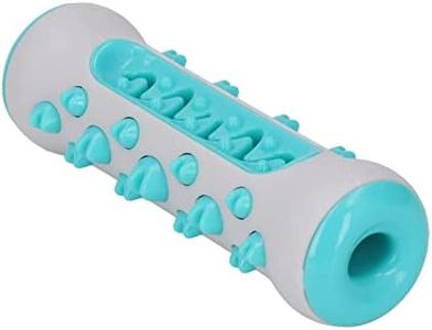 Juguete Masticable para Perros, Limpieza de Dientes de Plástico, Juguete Dental para Perros para Perros para el Hogar (gris azul)