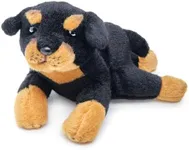 Bearington Lil' Gunner The Rottweiler Stuffed Animal, 8 Inch Dog Stuffed Animal